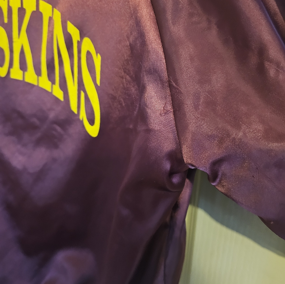 Vintage Washington Redskins button up jacket youth 18/20 - Picture 8 of 8